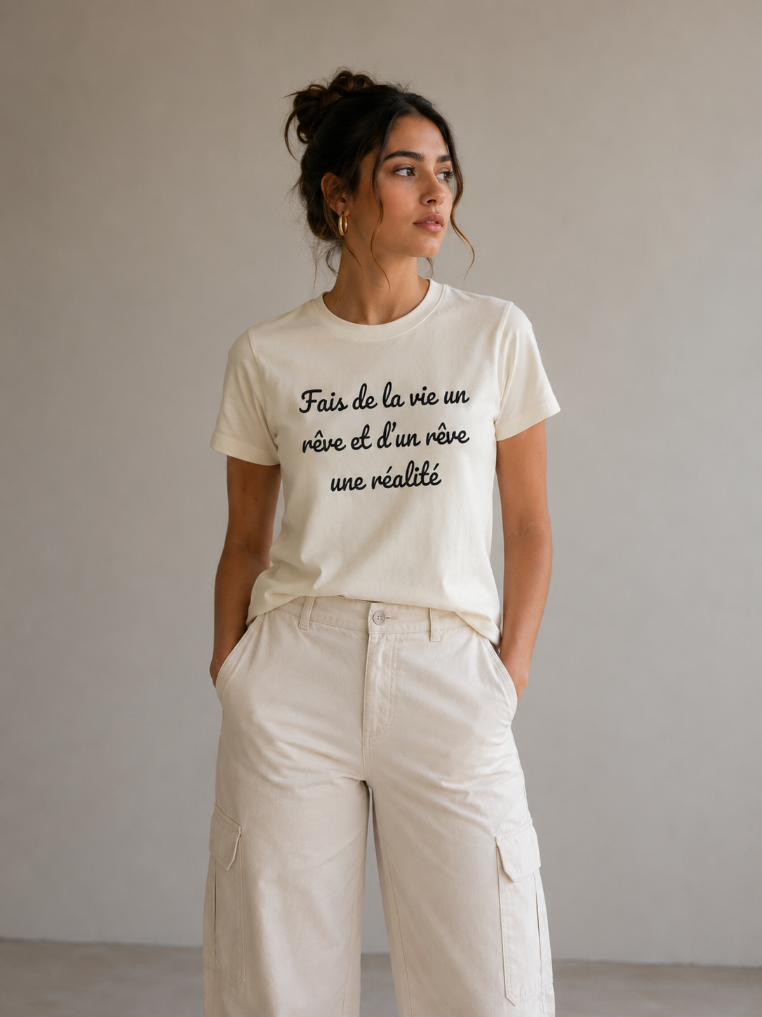 T-shirt Inspirant – Fais de la vie un rêve
